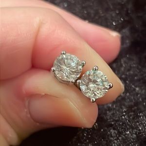 Zircon Post Earrings